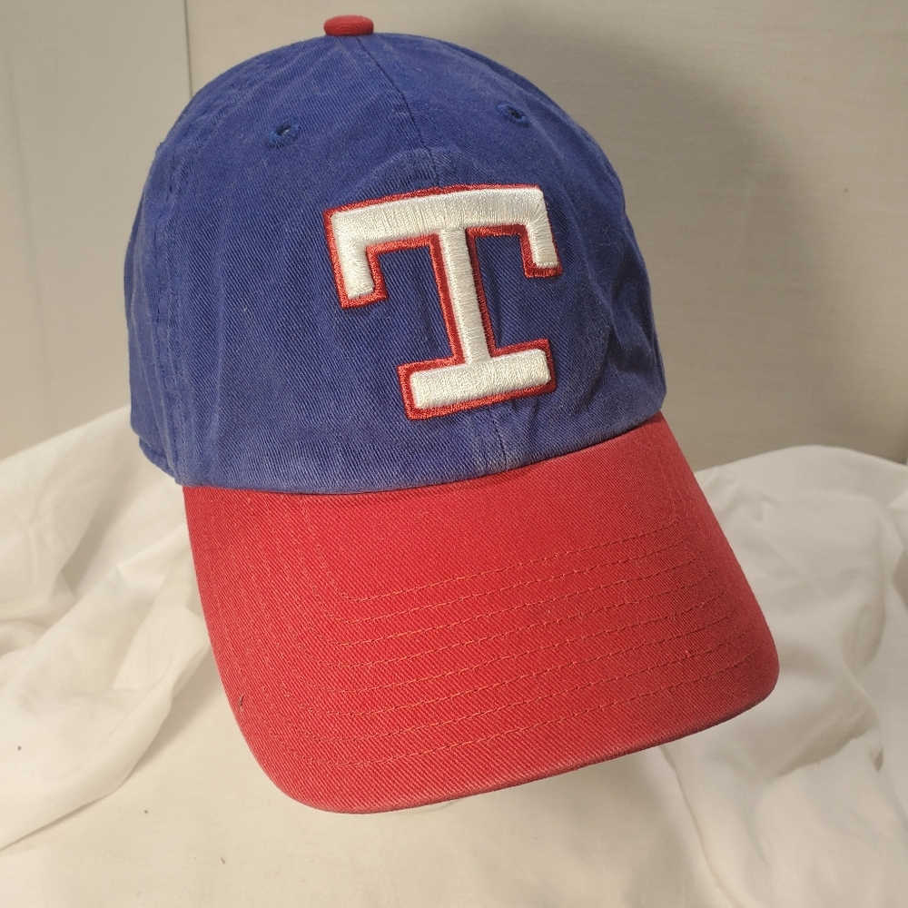 New Era Texas Rangers Cooperstown Collection Letter T Baseball Hat Adj M L B 47